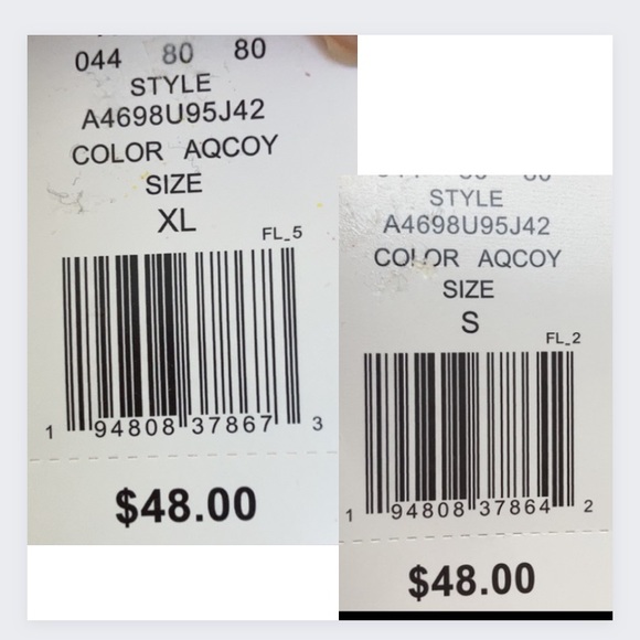 Relisted S XL jrs Lily Rose tie straps floral print rouched dress w ruffle - Picture 17 of 17